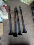 Regency Kee Adjustable Leg Black And Chrome (set Of 4). Fixed Price $45.00.