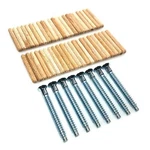 Hardware Kit For Ikea Kallax 2X4 Shelf 202.758.85 (screws 104321, Dowels 101339). Fixed Price $12.95.