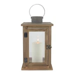 Stonebriar SB-5174B Rustic 12.5" Wooden Candle Lantern, Large, Brown. Fixed Price $77.49.
