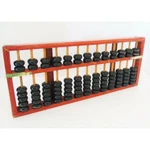 Asian Abacus Math Calculator Wooden Bead Counter 14.5"X 6" Lucky Chinese Vtg. Fixed Price $30.00.
