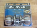 Mintcraft Bed & Bath Model T3610 Stainless Steel Finish Door Knob-new Orig Pkg. Fixed Price $14.95.