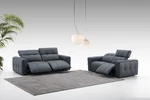 J&m Furniture Prescott Premium Grade Leather Sofa Set, Choice 2 Colors. Fixed Price $3559.00.