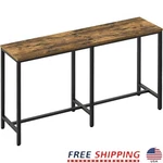 Industrial High Top Bar W/ Footrest Adjustable Feet Easy Assembly New. Fixed Price $94.76.