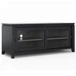 Simpli Home Cosmopolitan 48" Solid Wood Tv Media Stand In Black. Fixed Price $460.03.