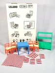 Ikea Lillabo Doll House Furniture Dining Room Set *no Side Board*. Fixed Price $40.00.