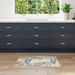 Nourison Home Aloha Ivory Blue 28 X 4 Area Rug - Easy Clean Non Shedding Bed. Fixed Price $63.28.
