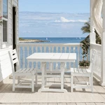 Hdpe All-weather 3-PIECE Bistro Set Outdoor Patio Dining Chair Table Yard. Fixed Price $359.99.