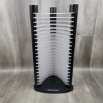 Vintage Atlantic Cd Tower Rack Holds 20 Holder Storage Y2K 1990S Black Clear. Fixed Price $19.96.