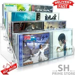 Stackable Cd/dvd Multimedia Holder Storage Rack Clear Plastic 32. Fixed Price $32.99.