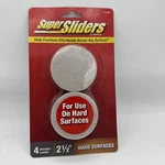 Super Sliders Floor Round 2-1/2 In. W 4 Pk Reusable. Fixed Price $8.97.
