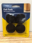 Softtouch By Waxman 1-1/2 Felt Pads 8 Pieces. Fixed Price $10.38.