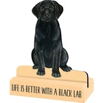 New! Wood Stand Up Shelf Sitter Dog "life Is Better With Black Lab" Decor. Fixed Price $7.99.