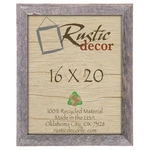 16X20 - 1.5" Wide Standard Reclaimed Rustic Barn Wood Wall Frame. Fixed Price $22.99.