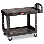 Rubbermaid Commercial 452500BK 25.25" X 44" 38.13" Shelf Utility Cart New. Fixed Price $179.95.
