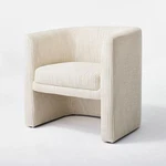 New Tan Striped Barrel Accent Chair - Threshold By Studio Mcgee. $380 Retail. Fixed Price $199.95.