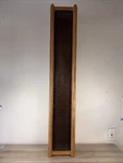 Vintage 47 Wood Cd Storage Tower Holds 62 Discs Freestanding Broken Slots. Fixed Price $84.87.