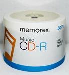 Memorex Music Cd-r 50 Pack Spindle Recordable Cds 40X 700 Mb 80 Min Sealed New. Fixed Price $19.99.