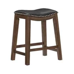 Homelegance 24 Counter Height Wooden Saddle Seat Black. Fixed Price $42.12.