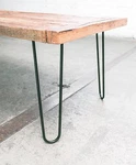 16" Heavy Duty Hairpin Legs (satin Black) Mid Century Modern Set Of 4 Table.... Fixed Price $29.49.