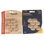 Lot Of 2 Waxman Consumer Group 4718995N 1-1/8" Oatmeal Nail-on Furniture Glides. Fixed Price $11.95.