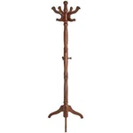 Coat Rack Free Standing With 11 Hooks Wooden Hall Tree Hat. Fixed Price $62.57.