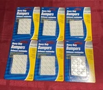 6X Waxman Soft Touch 1/2" Self-stick Heavy Duty Bumpers Lot. Fixed Price $18.95.