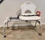 Drive Medical Sliding Bathtub Transfer Bench RTL-12075 Adjustable Height. Fixed Price $100.00.