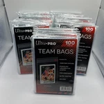 Ultra Pro Resealable Team Packs Of 100 Bags, 2500 Total. Fixed Price $63.95.