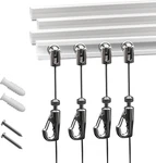Elegant Picture System - 4X24" & Hooks For Art Display. Fixed Price $96.99.