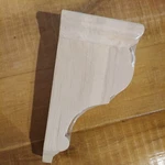Hardware Resources 12" Traditional Corbel In Maple Smooth Scroll. Fixed Price $29.00.
