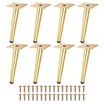 8PCS Metal Furniture Replacement Gold Couch Legs Cabinet Feet Inch. Fixed Price $36.44.