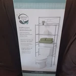 Zenna Home 2623NN Satin Nickel Steel Bathroom Spacesaver 64.6 X 23.6 W In.. Fixed Price $32.99.