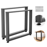 Vevor Steel Table Legs 29.5 X 35.4 In Square 2204 Lbs Heavy Duty Set Of Black. Fixed Price $65.99.