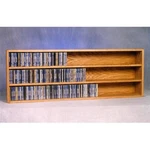 Wood Shed 303-4 Solid Oak Wall Or Shelf Mount Cd Cabinet. Fixed Price $401.62.