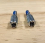 2X Ikea Metric Screws M6 With Sleeves 35MM HEX5 Steel Part# 117444. Fixed Price $9.98.
