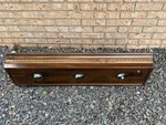Ethan Allen Dark Antiqued Pine Old Tavern Crp 40 Light Bridge. Fixed Price $395.00.