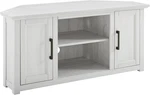 Camden Whitewash Stand For 50" With Adjustable Storage Shelves. Fixed Price $365.99.