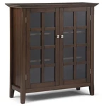 Simpli Home Acadian Wood 39" Transitional Medium Cabinet Natural Brown. Fixed Price $486.67.