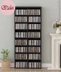 Dvd Tower, 16-SHELF Storage Racks With Adjustable Shelves 8-TIER Multim. Fixed Price $114.20.