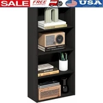 Modern 4-TIER Bookcase Open Shelf Storage Unit Living Room Office Dorm New. Fixed Price $53.48.