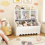 Kids Toy Storage Organizer 4 Wood Bins Playroom Bedroom Toddler. Fixed Price $69.29.