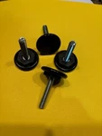 100-PK Richelieu Round Leveler With Black Nylon Base 5201211290 Furniture Legs. Fixed Price $25.00.