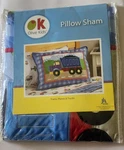 Olive Kids Pillow Sham Trains Planes Trucks. New Sealed 100% Cotton Standard. Fixed Price $15.29.