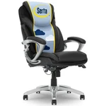 Serta Bryce Office Chair Patented Lumbar Technology Bonded Leather Black. Fixed Price $354.98.