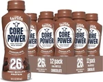 Core Power Protein Shake, Chocolate, 26G Bottle, 14OZ, 12 Pack. Fixed Price $50.15.