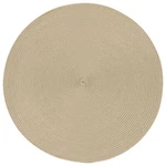 Now Designs By Danica 15" Disko Placemat Light Taupe. Fixed Price $15.99.