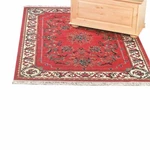 Rectangular Area Rug 7' 6" X 3' 3" Red Polypropylene Renovator's Supply. Fixed Price $158.99.