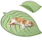 Pet Dog Cat Cooling Mat Leaf Shaped Soft Blanket Pad Floor Bed + Warm. Fixed Price $26.99.