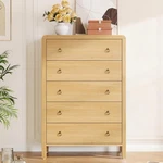47" Tall Wooden Chest Of Drawers, 5-DRAWER Dresser Living Room Organizer Cabinet. Fixed Price $157.59.