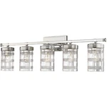Z-lite 344-5V-PN Archer Light 38 Inch Polished Nickel Vanity Wall. Fixed Price $270.00.